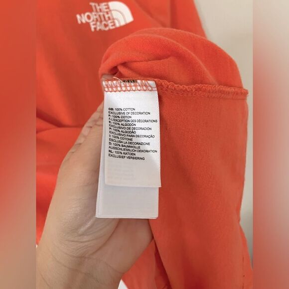 The north face | women’s orange never stop exploring T shirt | size xs - Picture 4 of 4